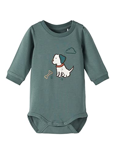 NAME IT Baby Boys NBMSUNE LS Box Body, Balsam Green, 56 von NAME IT