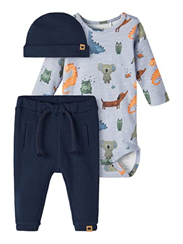 NAME IT Baby Boys NBMTANG GIFTPACK Shirt mit Hose, Eventide, 68 von NAME IT