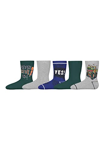 NAME IT Baby Boys NMMVAGN 5P T4 Socken, Grey Melange, 19/21 von NAME IT