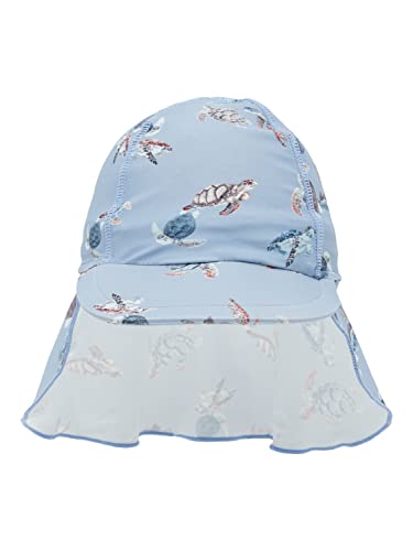 name it Baby Boys NMMZAMUS UV HAT Hut, Ashley Blue, 46/47 von NAME IT