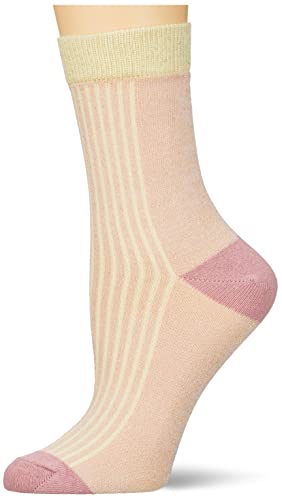 NAME IT Baby Girls NKFHELEN Lurex Socken, Lemon Icing, 37/39 von NAME IT