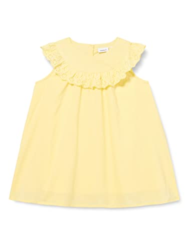 name it Baby Girls NMFFETULLE SS Dress Kleid, Pineapple Slice, 86 von NAME IT