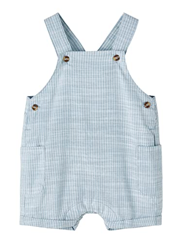 Name IT Baby-Jungen NBMHEBOS Shorts Overall Jumpsuit, Silver Filigree, 62 von NAME IT