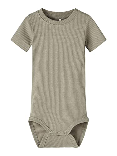 NAME IT Baby-Jungen NBMJOMMO SS Body,Dried Sage,62 von NAME IT