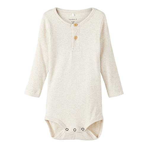 NAME IT Baby-Jungen NBMKAB LS NOOS Body, Peyote Melange, 74 von NAME IT