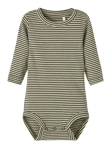 NAME IT Baby-Jungen NBMKERRO LS Body, Rifle Green, 56 von NAME IT