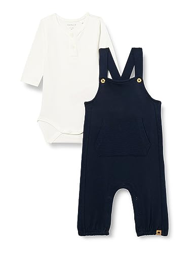 NAME IT Baby-Jungen NBMLORRY LS Set Body, White Alyssum, 68 von NAME IT