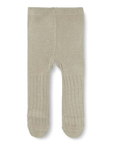 NAME IT Baby-Jungen NBMWAKMA Wool Rib Pantyhose XXIII Strumpfhose, Moonbeam, 62W / 68L von NAME IT