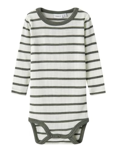 NAME IT Baby-Jungen NBMWANG Wool Needle LS Body NOOS Langarmbody, Weiß, 62 NAME IT Baby-Jungen NBMWANG Wool Needle LS Body NOOS Langarmbody, Weiß, 62 von NAME IT