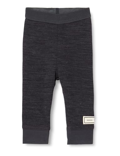 NAME IT Baby-Jungen NBMWYLA Wool/VIS LONGJOHN XXIII Leggings, Silver Filigree, 80 von NAME IT