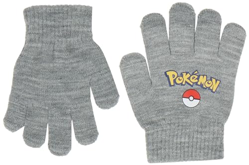 NAME IT Baby-Jungen NKMSKJALM Pokemon Magic Gloves Box Sky Handschuhe, Grey Melange, 7 von NAME IT