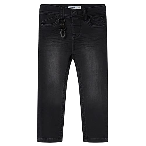 NAME IT Baby-Jungen NMMTHEO DNMTHAYER 2689SWE Key Pant NOOS Jeanshose, Black Denim, 80 von NAME IT