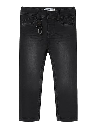NAME IT Baby-Jungen NMMTHEO DNMTHAYER 2689SWE Key Pant NOOS Jeanshose, Black Denim, 80 von NAME IT