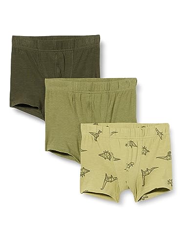 NAME IT Baby-Jungen NMMTIGHTS 3P SAGE Dino NOOS Boxershorts, 86 von NAME IT