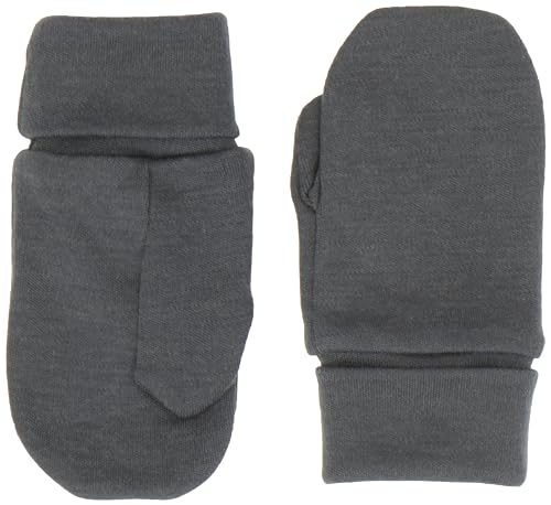 NAME IT Baby-Jungen Nmmwillit Wool Mittens W/Thumb XXIII Fäustlinge, Grau (Iron gate), 5 EU von NAME IT