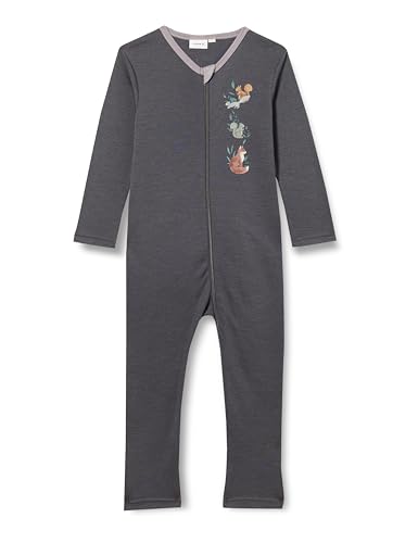 NAME IT Baby-Jungen NMMWILLIT Wool Suit XXIII Schlafstrampler, Iron Gate, 86 von NAME IT