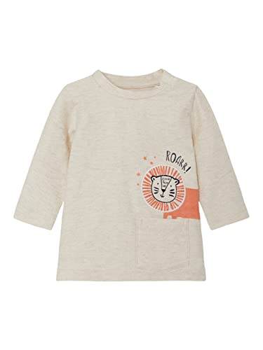 NAME IT Baby Jungen Nbmfumon Ls Box Top, Peyote Melange/Detail:Lion, 56 von NAME IT