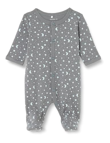 NAME IT Baby - Jungen Nbmnightsuit W/F Turbulence Night Noos, Turbulence, 80 von NAME IT