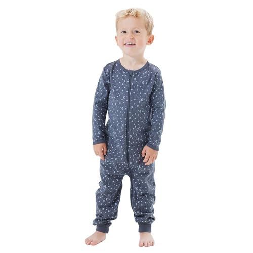 NAME IT Baby - Jungen Nbmnightsuit Zip Turbulence Night Noos, Turbulence, 56 von NAME IT