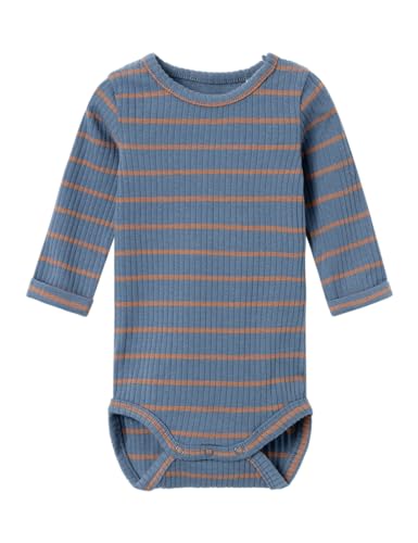 NAME IT Baby-Jungen Nbmnuller R Ls Body Langarmbody, Bering Sea, 62 von NAME IT