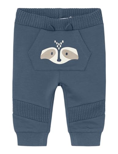 NAME IT Baby - Jungen Nbmnulton Sweat Pant Bru Stoffhose, Bering Sea, 56 EU NAME IT Baby - Jungen Nbmnulton Sweat Pant Bru Stoffhose, Bering Sea, 56 EU von NAME IT