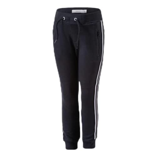 NAME IT Baby - Jungen Nkmhonk Bru Swe Pant W Tape Noos, Schwarz (Black Black), 98 von NAME IT