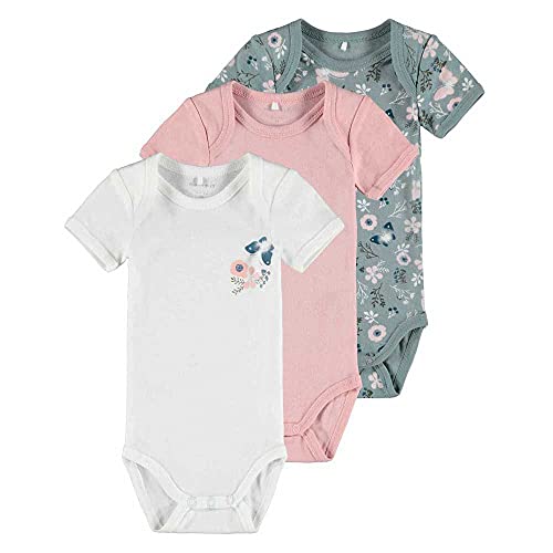Name it Baby-Mädchen NBFBODY 3P SS Pale Mauve NOOS Kleinkind Unterwäsche-Satz, 50 von NAME IT