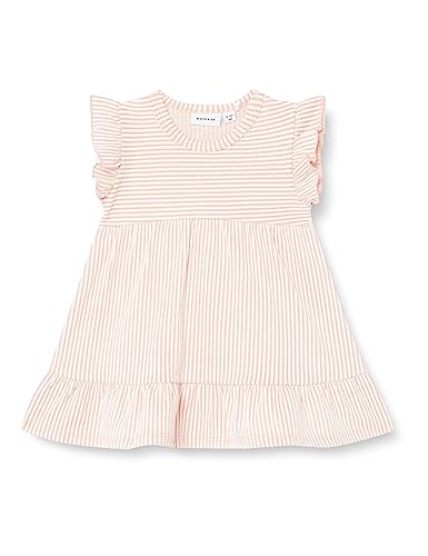 NAME IT Baby-Mädchen NBFHUSSIE SS Dress Kleid, Doppelte Sahne, 80 von NAME IT