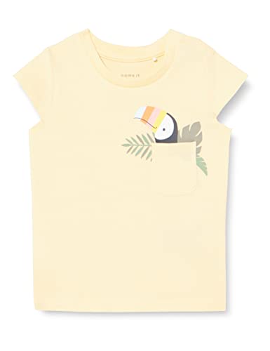 NAME IT Baby-Mädchen NBFJANNA CAPSL TOP Box T-Shirt, Rose Smoke, 50 von NAME IT