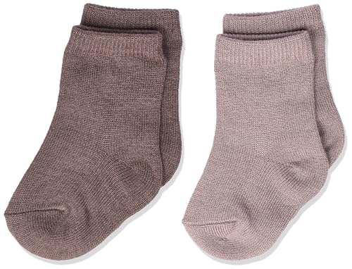 NAME IT Baby-Mädchen NBFWAKTA Wool/VIS 2P XXIII Socken, Antler/Pack:2 Pack, 50W / 56L von NAME IT