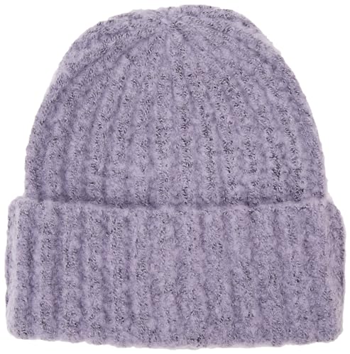 NAME IT Baby-Mädchen NKFMADIA Beanie Mütze, Lavender Gray, 52/53 von NAME IT