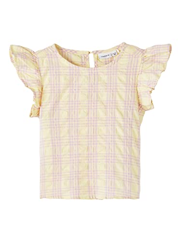 NAME IT Baby-Mädchen NMFHESINA CAPSL TOP T-Shirt, Double Cream, 98 von NAME IT