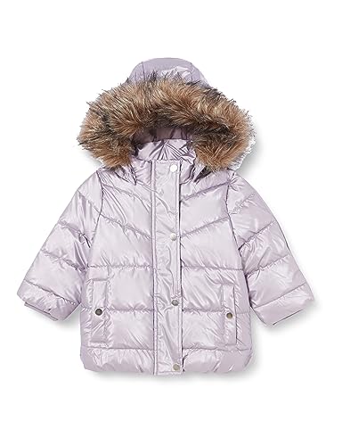 NAME IT Baby-Mädchen NMFMAGGY Puffer JACKET1 Pufferjacke, Lavender Gray, 80 von NAME IT