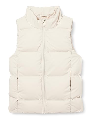 NAME IT Baby-Mädchen NMFMELLOW Long Puffer Vest TB Pufferweste, Moonbeam, 80 von NAME IT