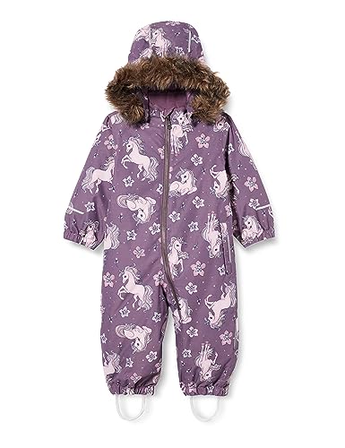 NAME IT Baby-Mädchen NMFSNOW10 Suit Dancing Unicorn FO Schneeanzug, Arctic Dusk, 86 von NAME IT