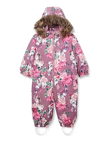 NAME IT Baby-Mädchen NMFSNOW10 Suit Unicorn Dream FO NOOS Schneeanzug, Wistful Mauve, 86 von NAME IT