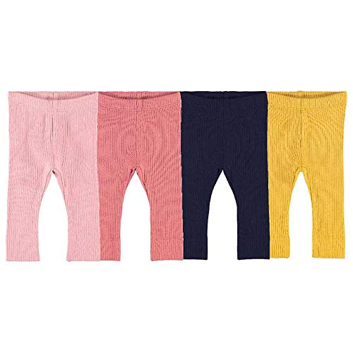 NAME IT Baby Leggins im 4er Pack aus Bio-Baumwolle Woodrose 68 von NAME IT