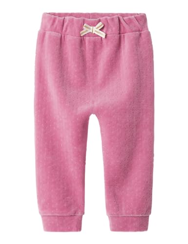 NAME IT Baby - Mädchen Nbfnew Vel Pant Stoffhose, Mauve Orchid, 68 EU von NAME IT