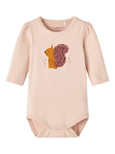 NAME IT Baby - Mädchen Nbfnimie Ls Body Box, Rose Smoke, 74 von NAME IT