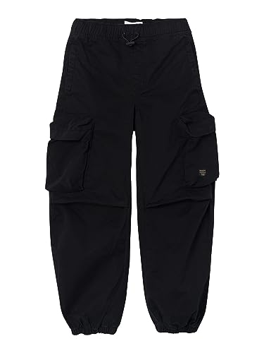 NAME IT Jungen Nkmben R Parachute Twi Pant 1900-tf Noos, Schwarz, 170 von NAME IT