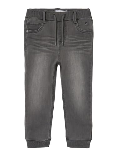 NAME IT Jungen Nmmben Baggy R Fleece Jeans 8544-an P, Medium Grey Denim, 98 von NAME IT