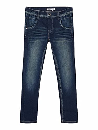 NAME IT Jungen Nkmsilas NKMSILAS DNMTROEL 3155 PANT NOOS, Dark Blue Denim, 158 EU von NAME IT