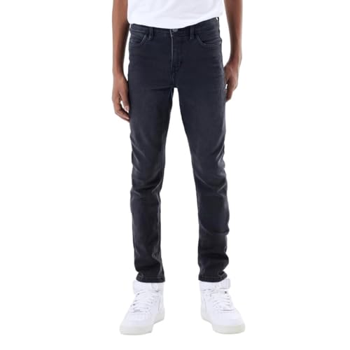 NAME IT Mädchen Nkmsilas Dnmtax Pant Noos Hose, Black Denim, 152 EU von NAME IT