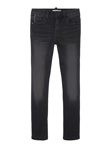 NAME IT Herren Nkmtheo Dnmclas Pant Noos Jeans, Dark Grey Denim, 140 EU von NAME IT