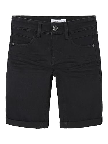 NAME IT Jungen Nkmsilas Slim DNM L 2272-ax Noos Shorts, Black Denim, 104 von NAME IT