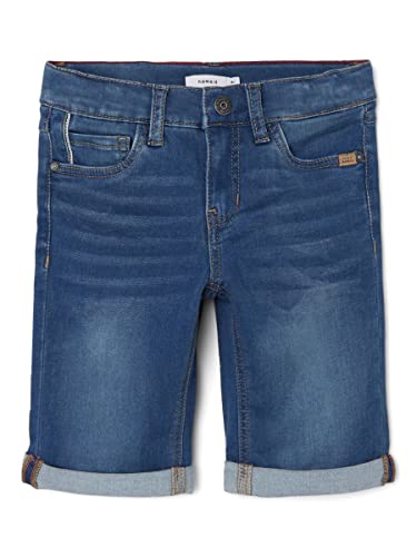 NAME IT Herren Nkmtheo Dnmclas lange Noos Shorts, Medium Blue Denim, 134 EU von NAME IT