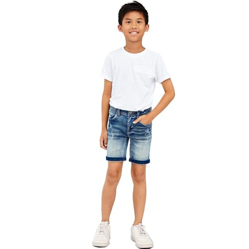 NAME IT Jungen Nkmtheo XSL DNM L 5495-th Noos Shorts, Medium Blue Denim, 152 EU von NAME IT