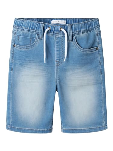 NAME IT Herren Nkmryan Jogger Dnm L 6300-th Noos Shorts, Light Blue Denim, 152 EU von NAME IT