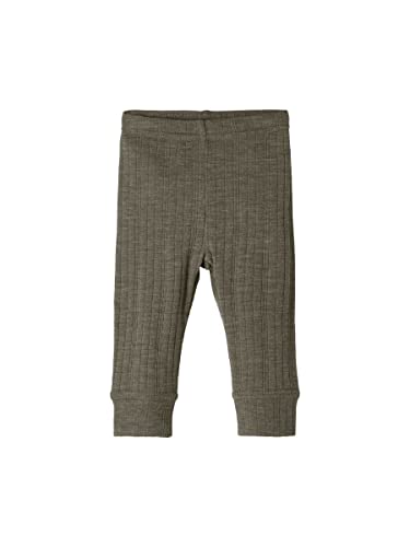 NAME IT Baby-Jungen NBMWANG Wool Needle LONGJOHN NOOS XXII Leggings, Tarmac, 50 von NAME IT