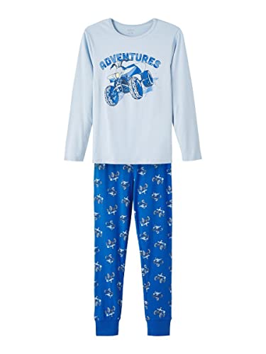 NAME IT Boy's NKMNIGHTSET Nautical Blue ATV NOOS Schlafanzug, 86/92 von NAME IT